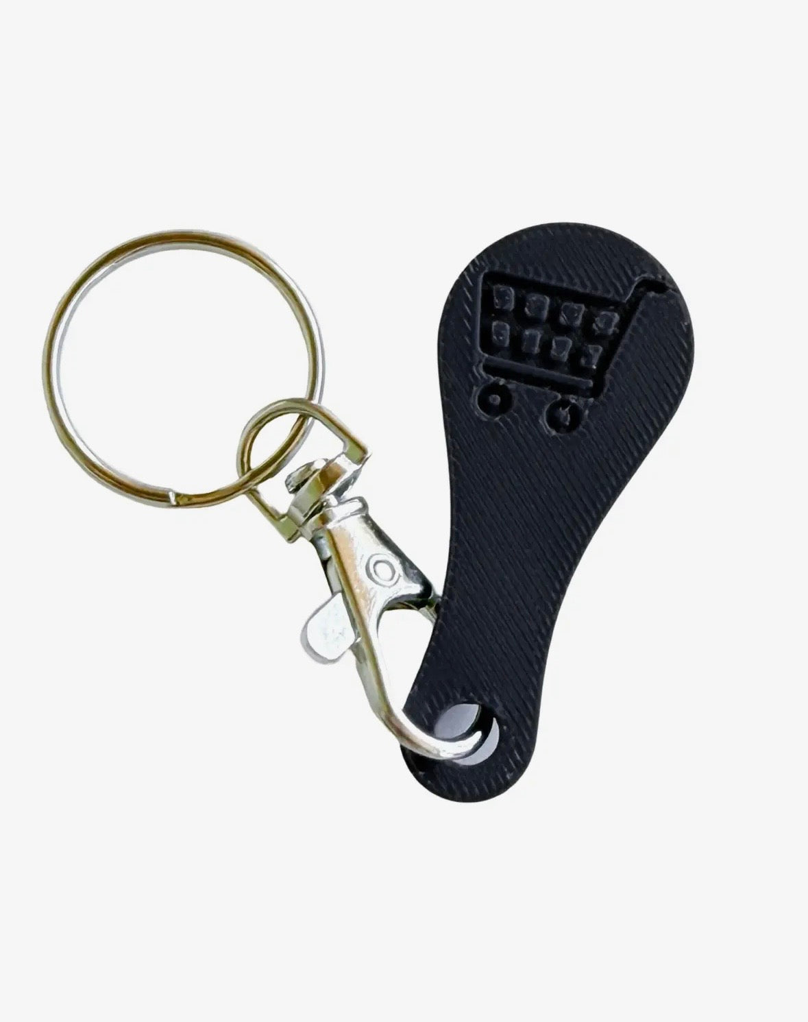 Cart coin keychain