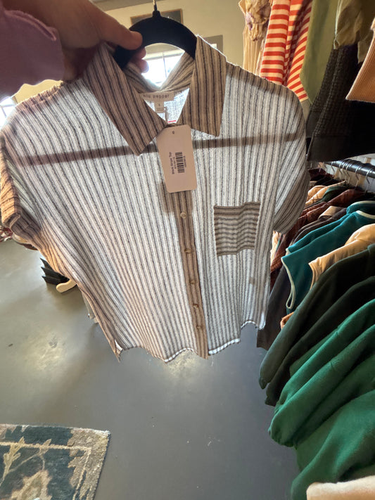 Black Stripe Top