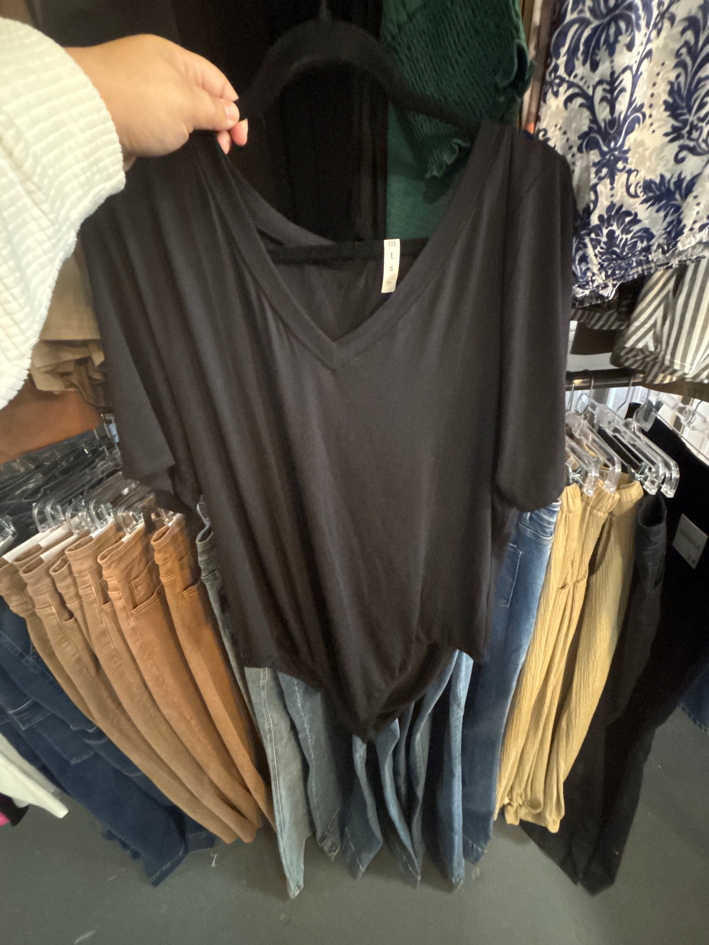 Plus V-Neck body suit