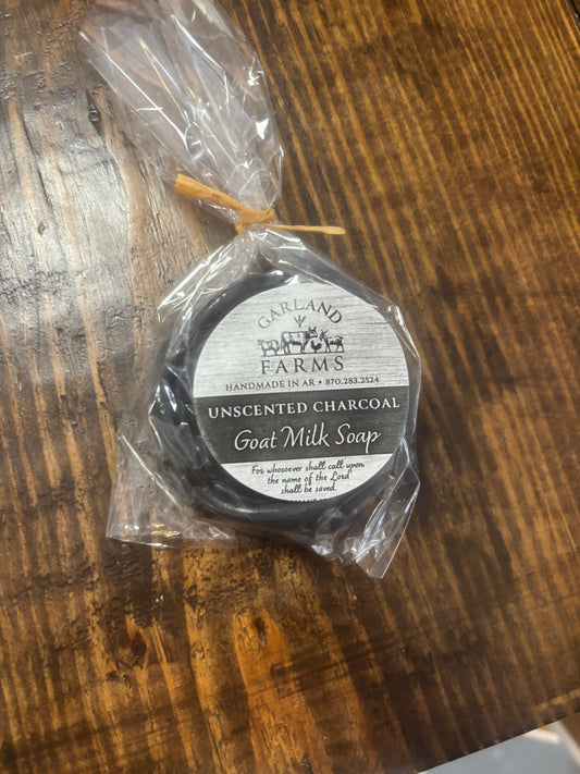 Garland Farms Charcoal Goat Milk Soap