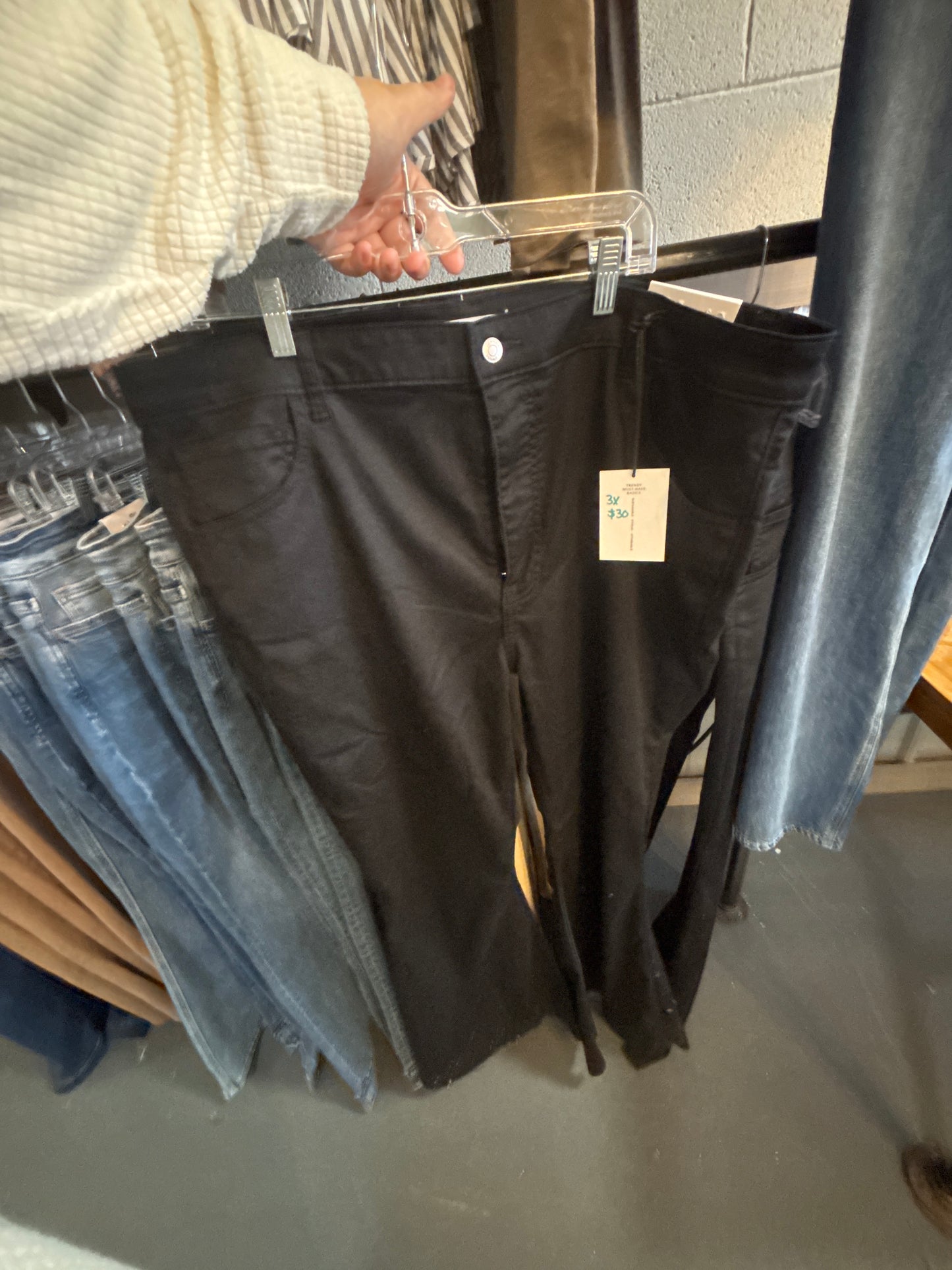 Zenana black flare jeans