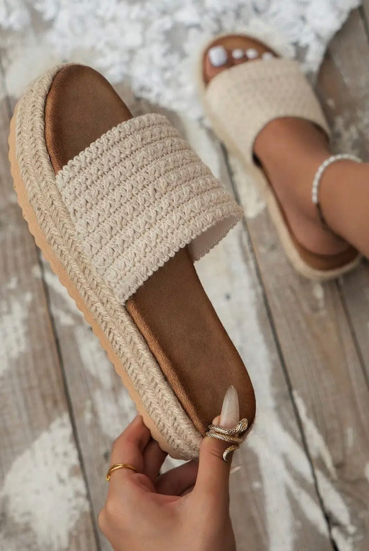 Boho platform shoes