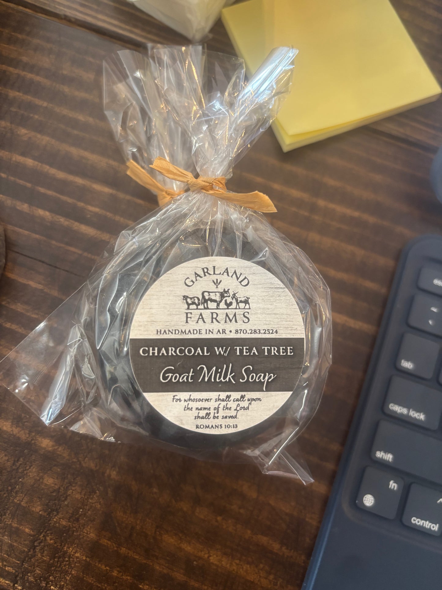 Garland Farms Charcoal Goat Milk Soap