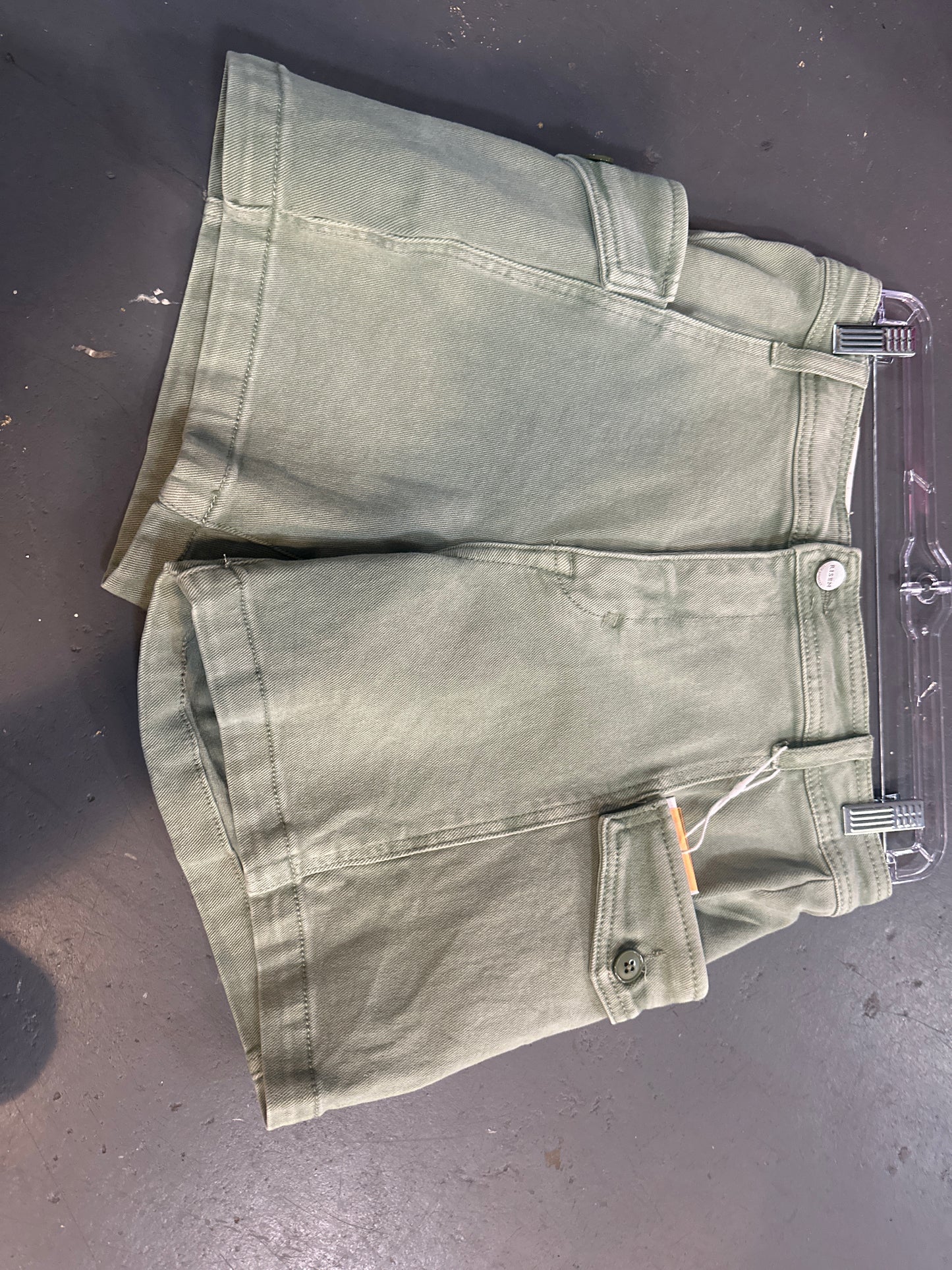 green risen shorts