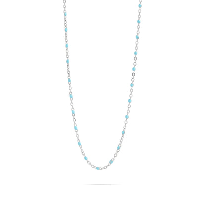 18K Gold Stainless Steel Turquoise Necklace