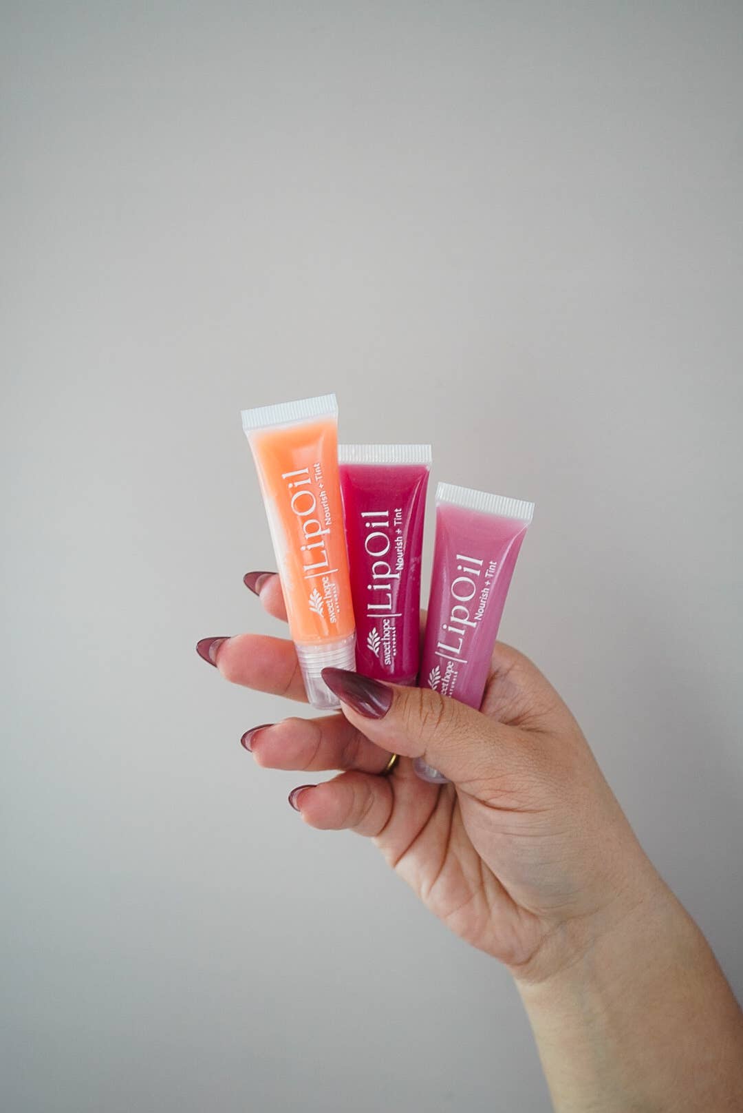 Natural Lip Oil - Zinnia | Nourish + Tint | Tallow & Lanolin