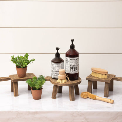 Mini Wood Risers (Set Of 03)
