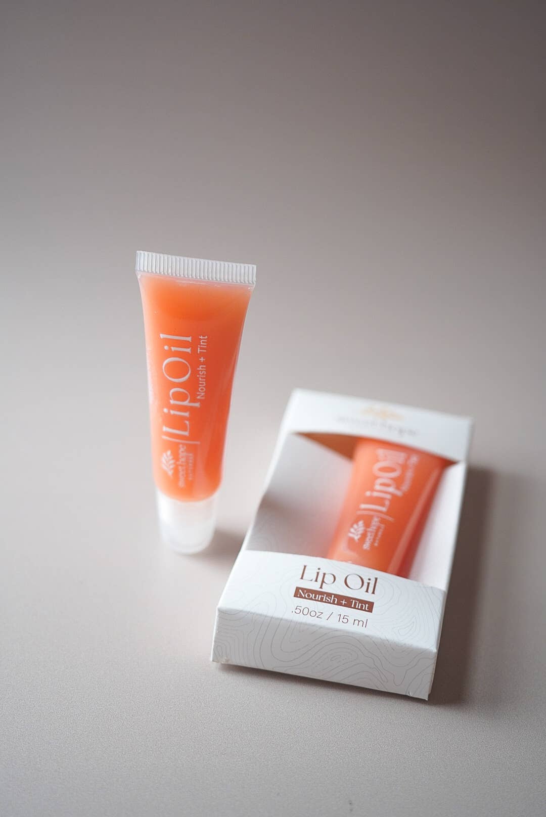 Natural Lip Oil - Poppy | Nourish + Tint | Tallow & Lanolin