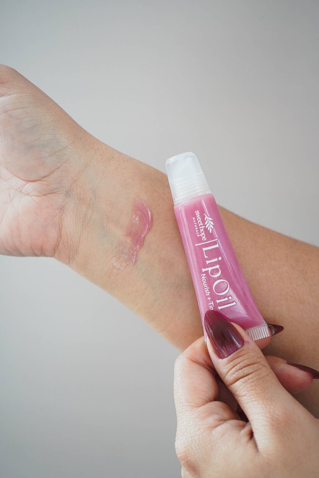 Natural Lip Oil - Zinnia | Nourish + Tint | Tallow & Lanolin