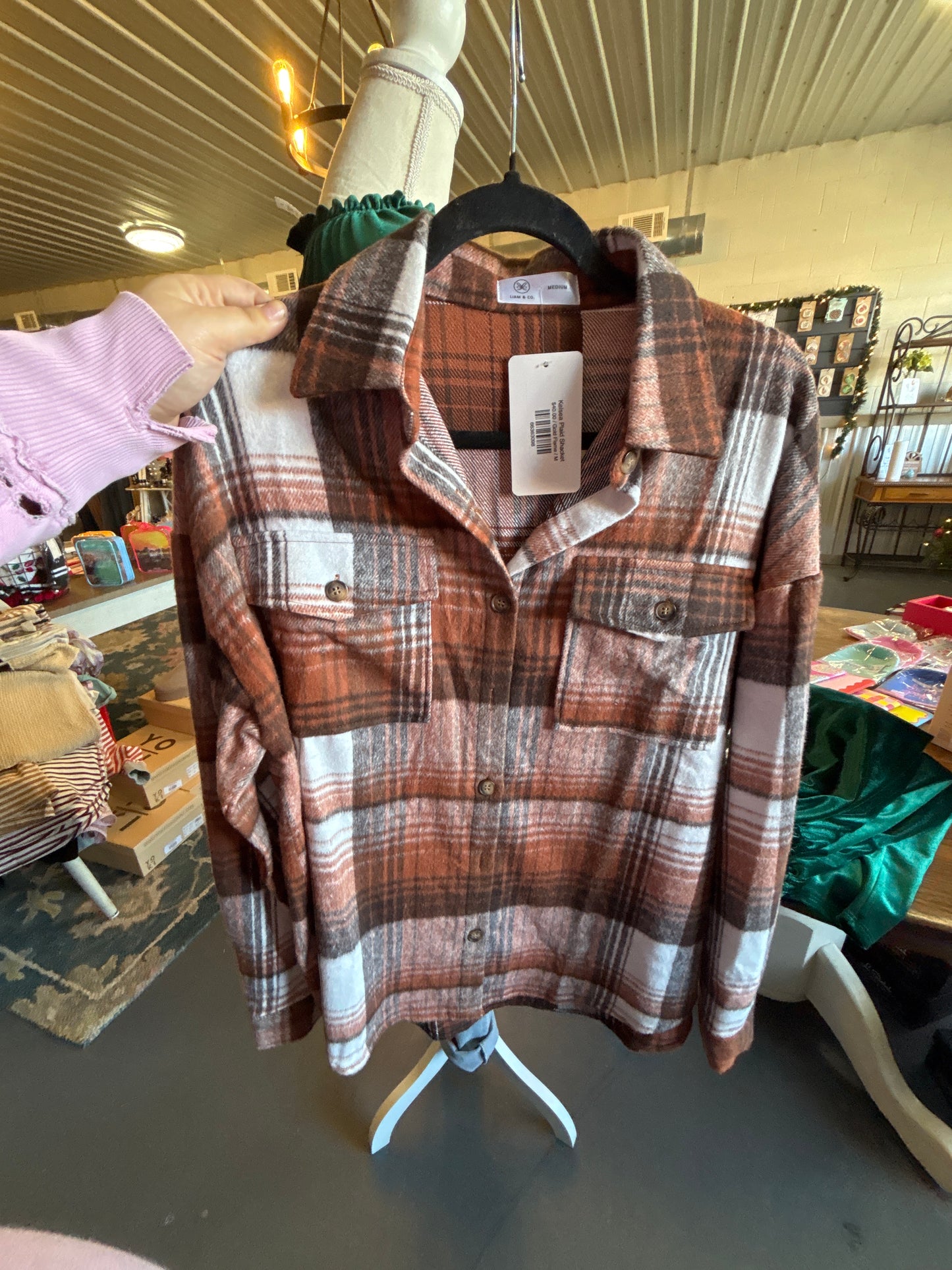 Kelsea Plaid Shacket