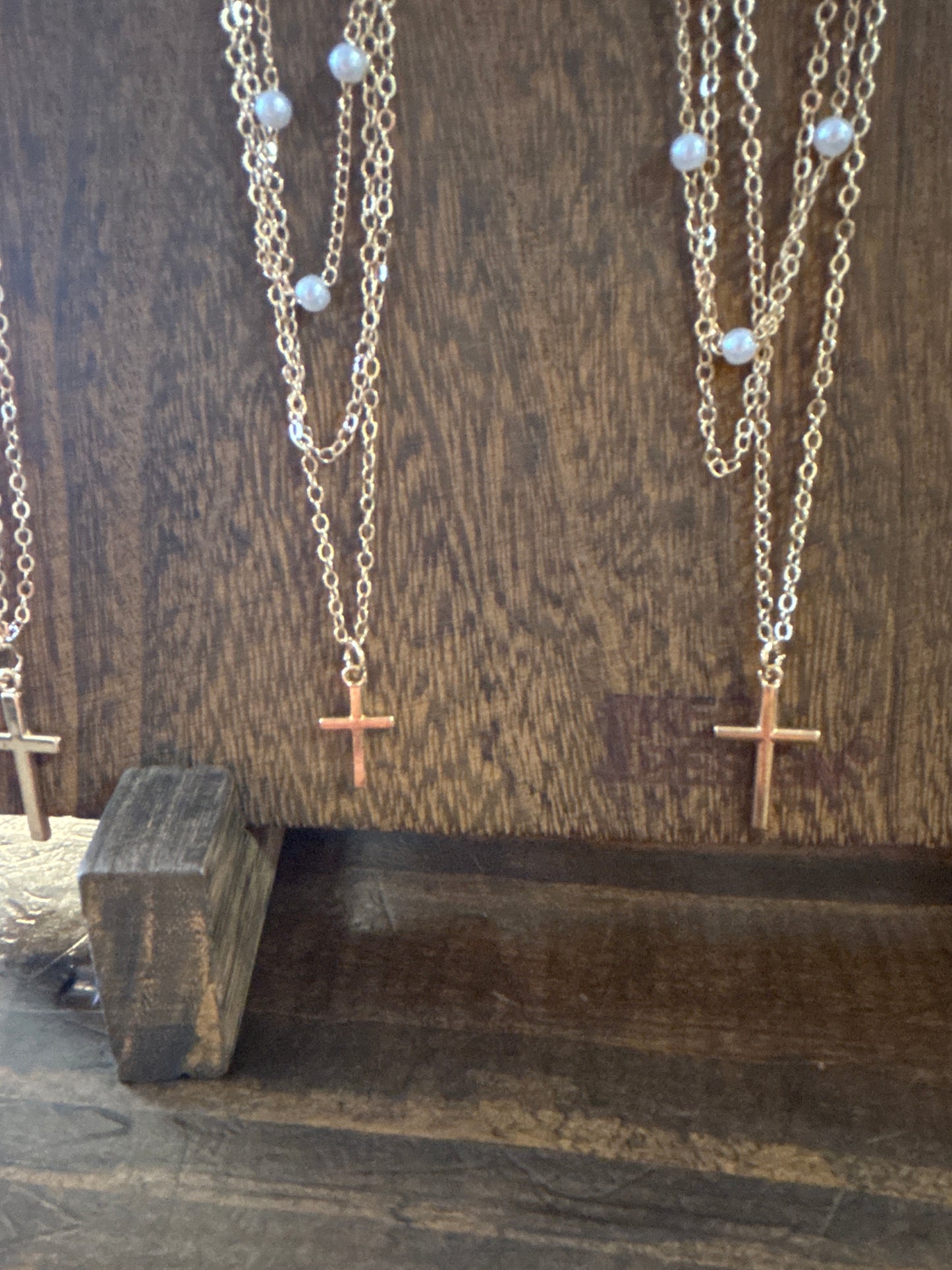 Gold layered necklace