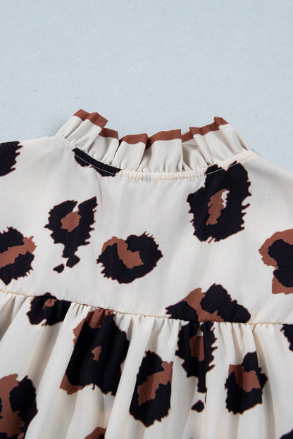 Summer 2026 Western Primal Poise Leopard Blouse (S-4X)