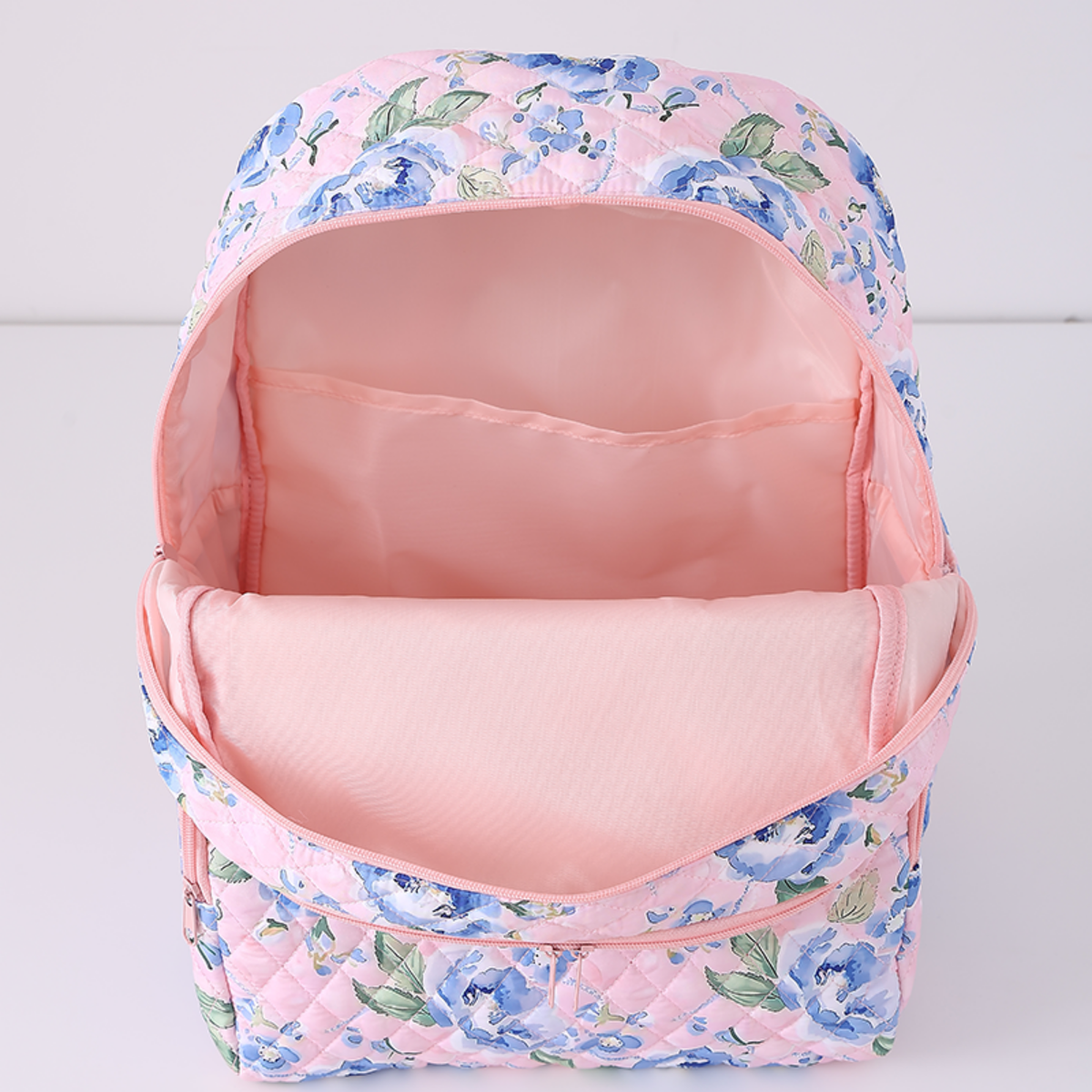 Quilted Full Size Backpack Bluebell Voyage