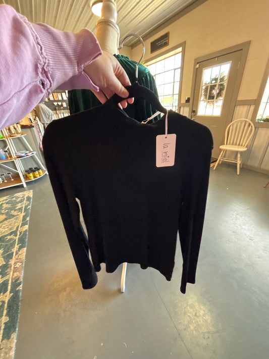 Stretchy Ribbed long sleeve top
