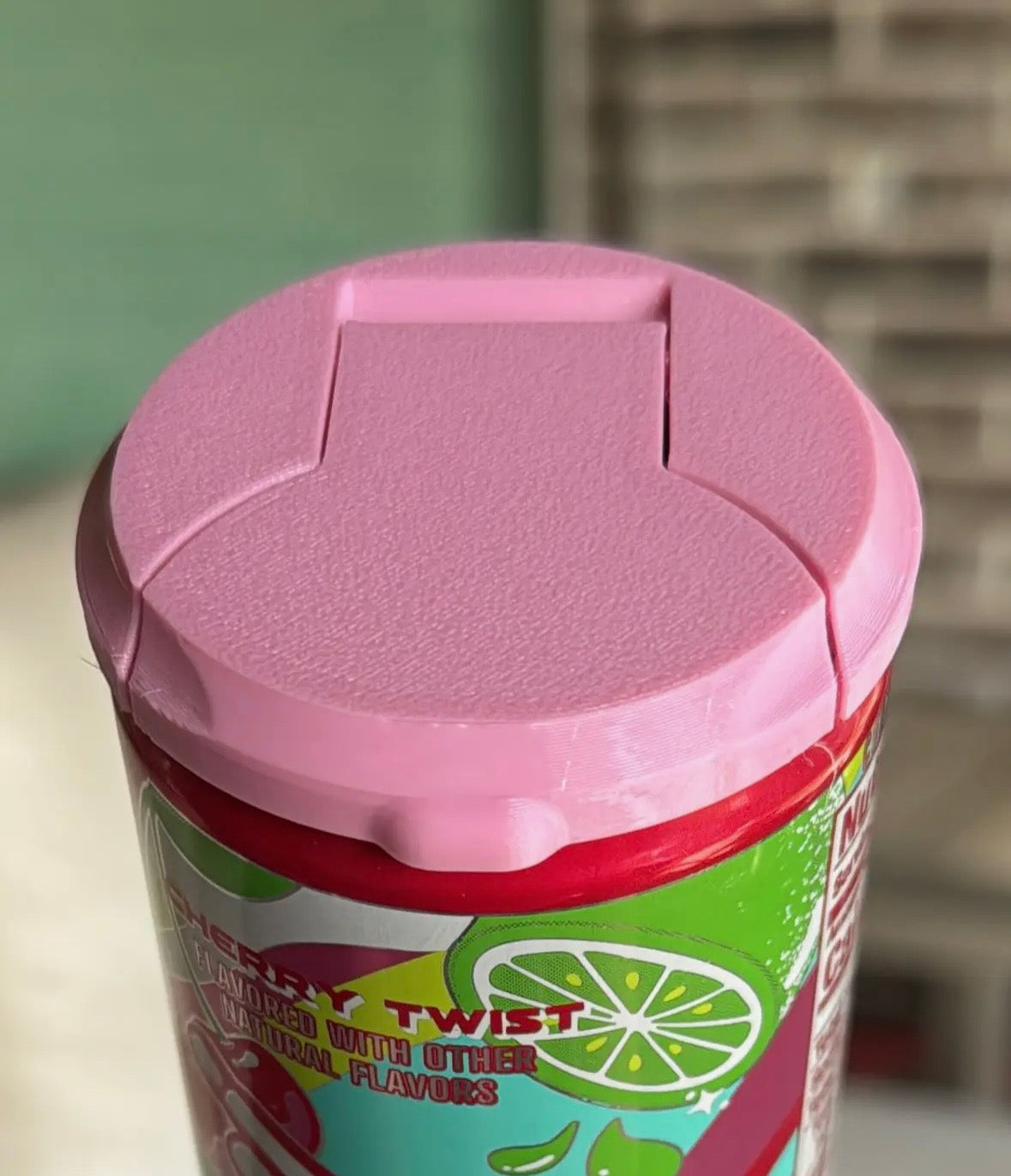 Skinny can lid