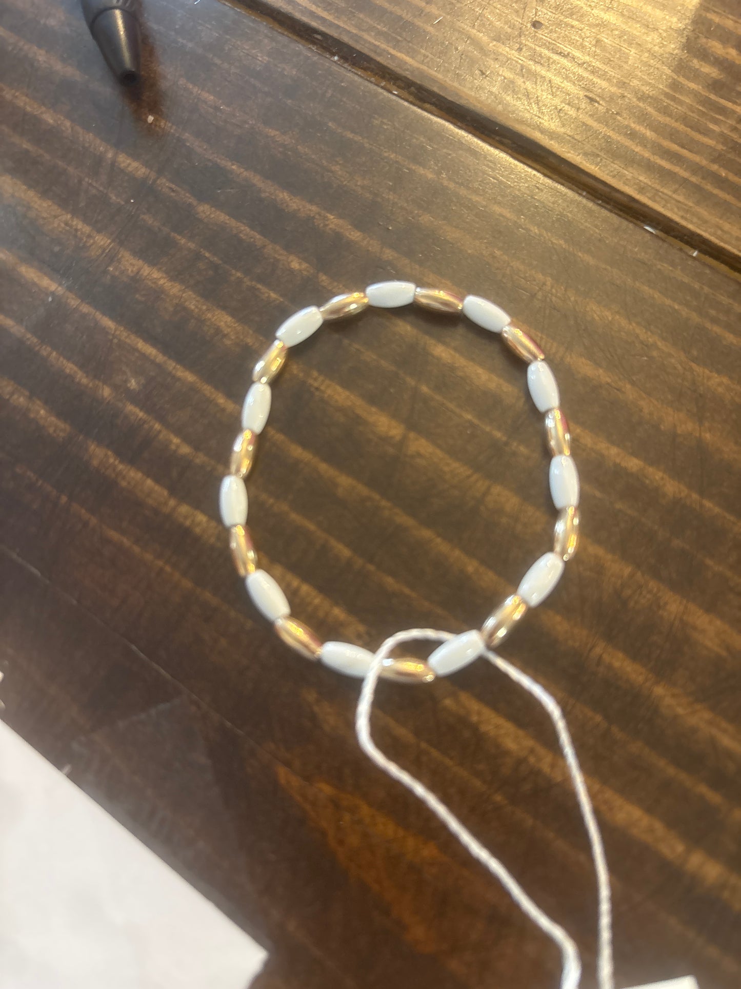 Metal beaded bracelet