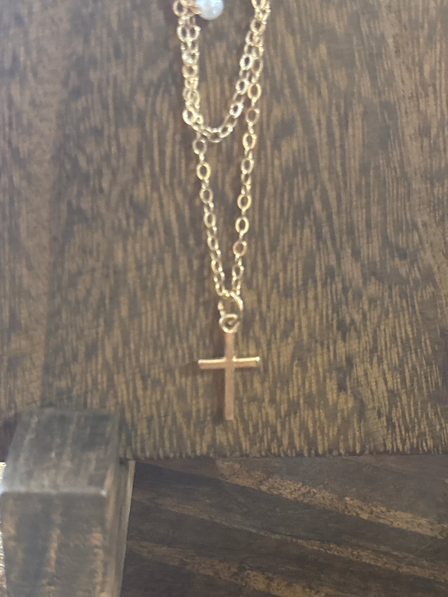 Gold layered necklace