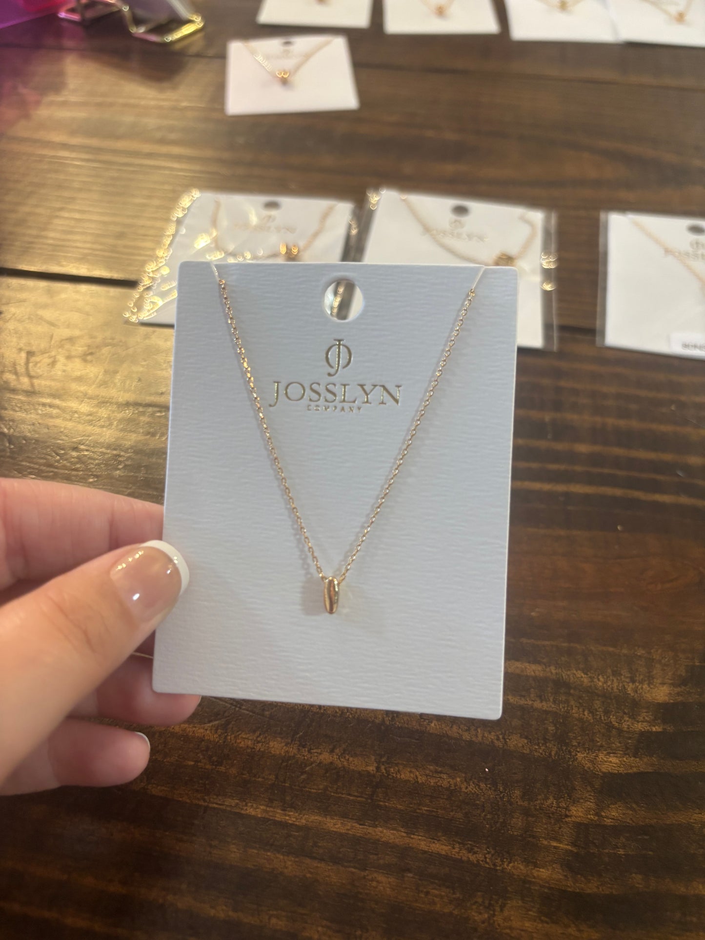Letter necklaces