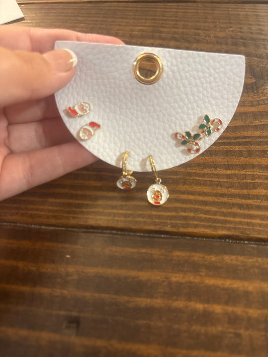 Christmas Trio earring
