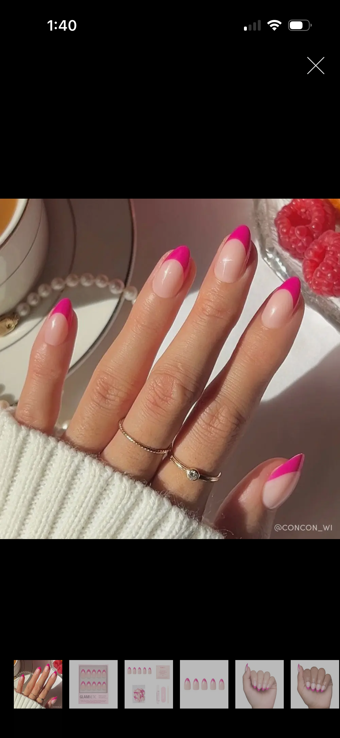 Glue on nails