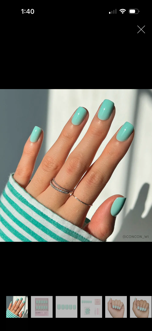 Glue on nails