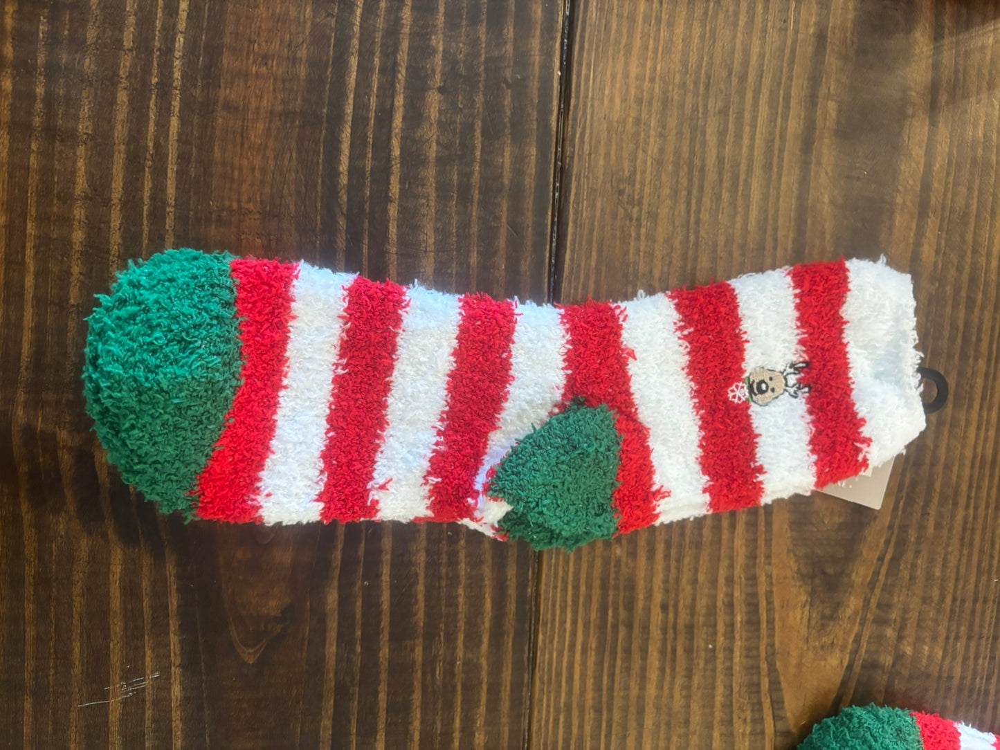 Fuzzy Christmas Socks