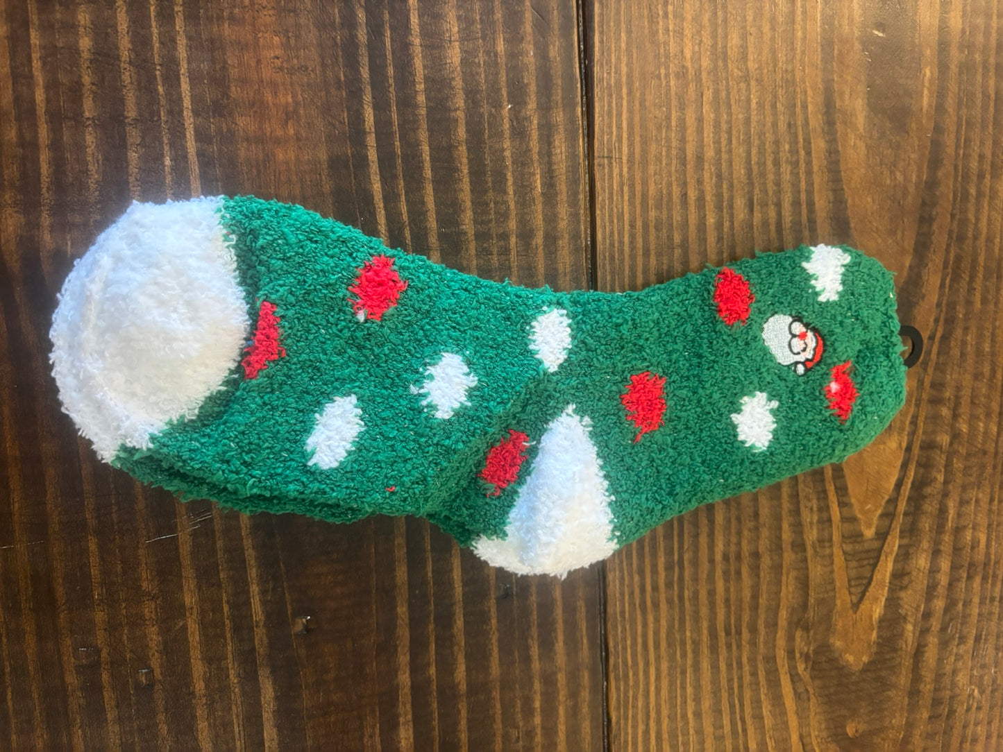 Fuzzy Christmas Socks