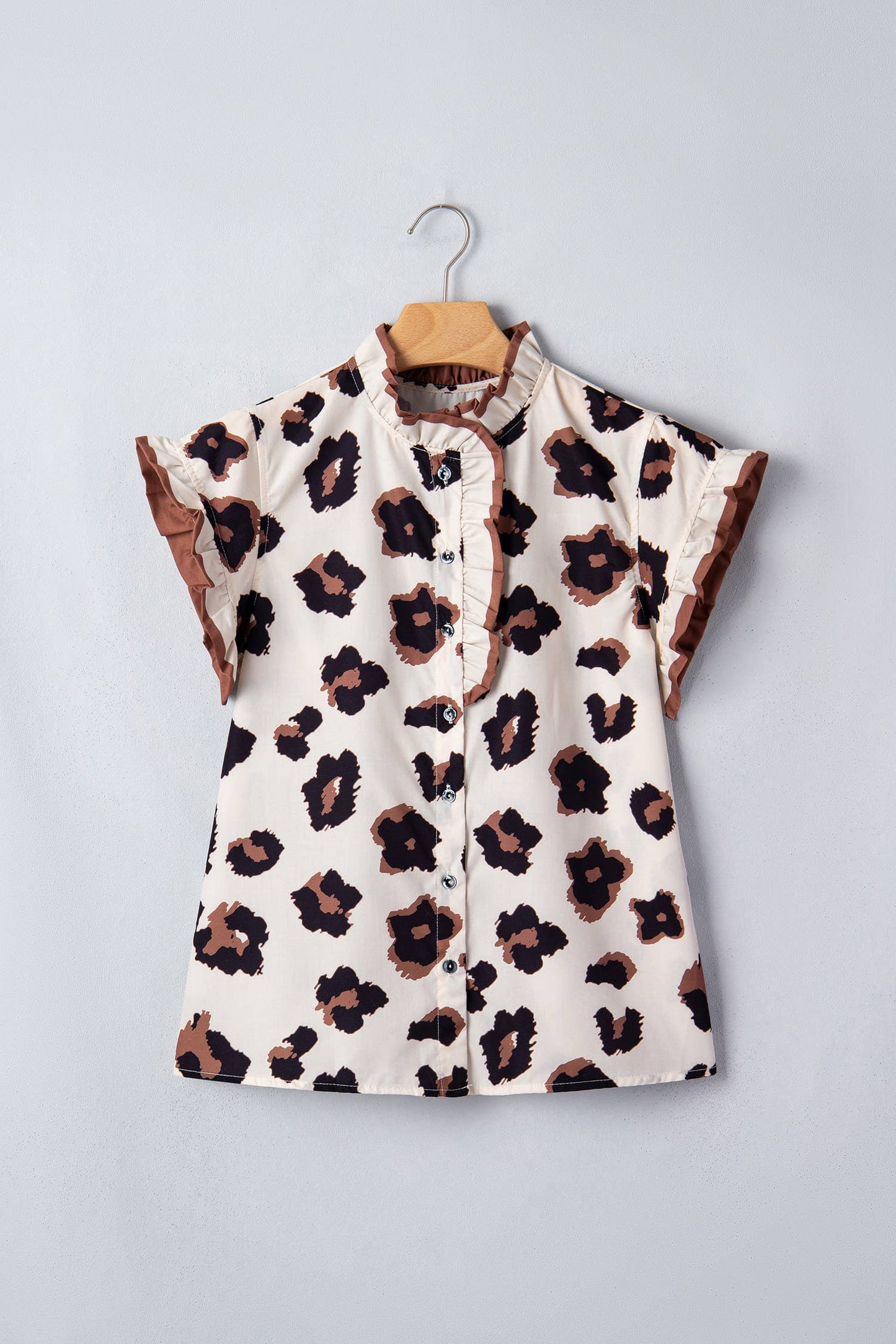 Summer 2026 Western Primal Poise Leopard Blouse (S-4X)