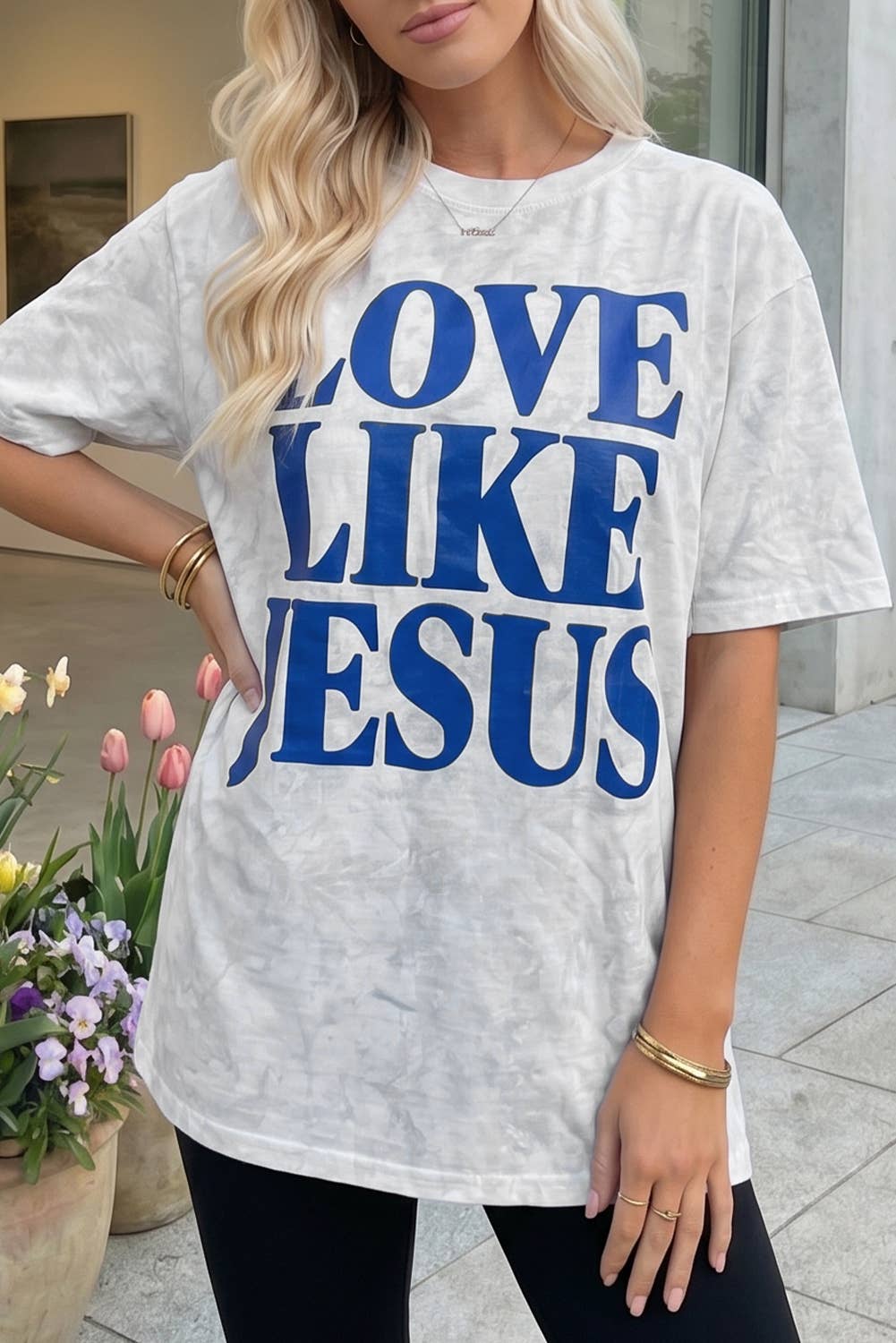 Love Like Jesus Camouflage Oversized T Shirt (S-XL)