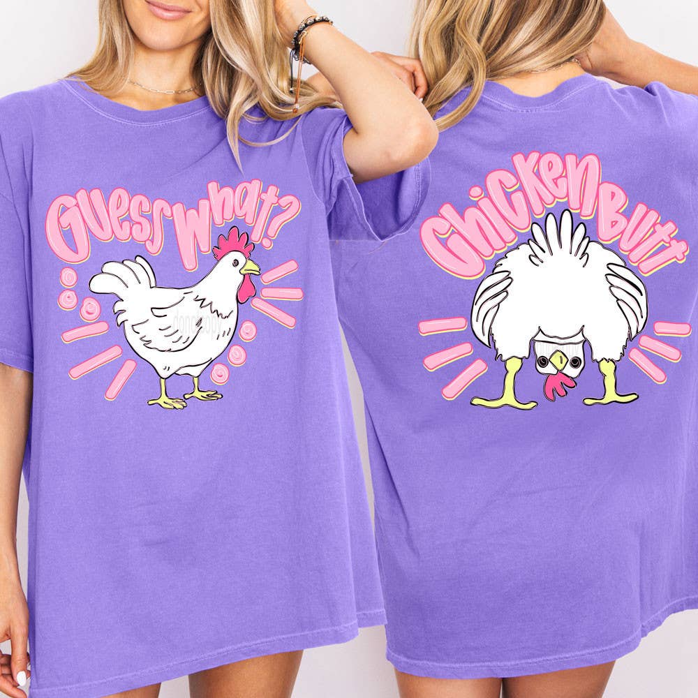 Guess What? Chicken Butt FULL SET DTF Heat Transfer