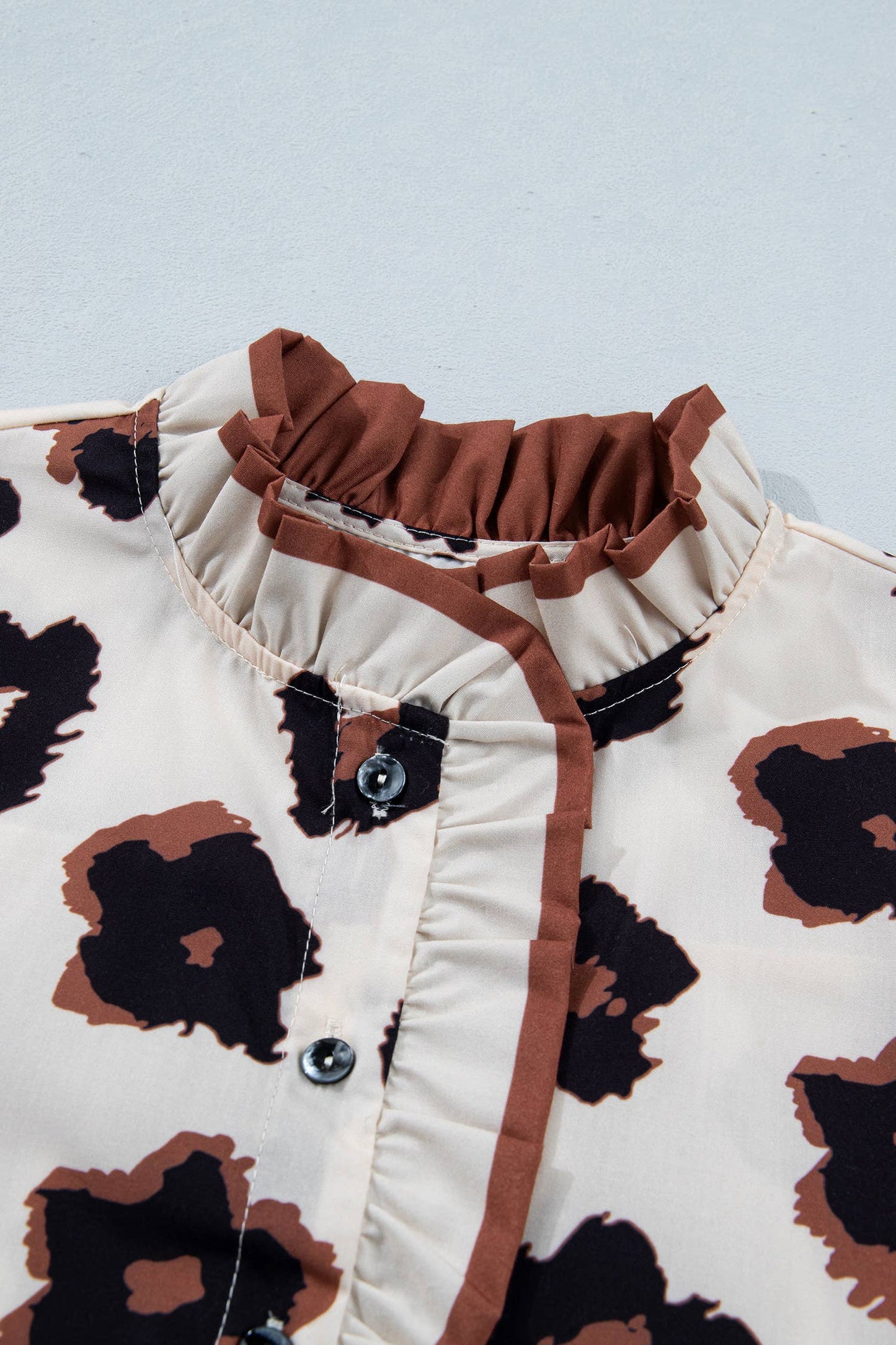 Summer 2026 Western Primal Poise Leopard Blouse (S-4X)