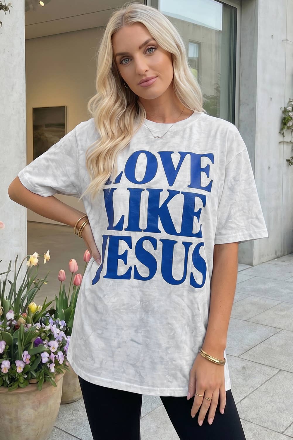 Love Like Jesus Camouflage Oversized T Shirt (S-XL)