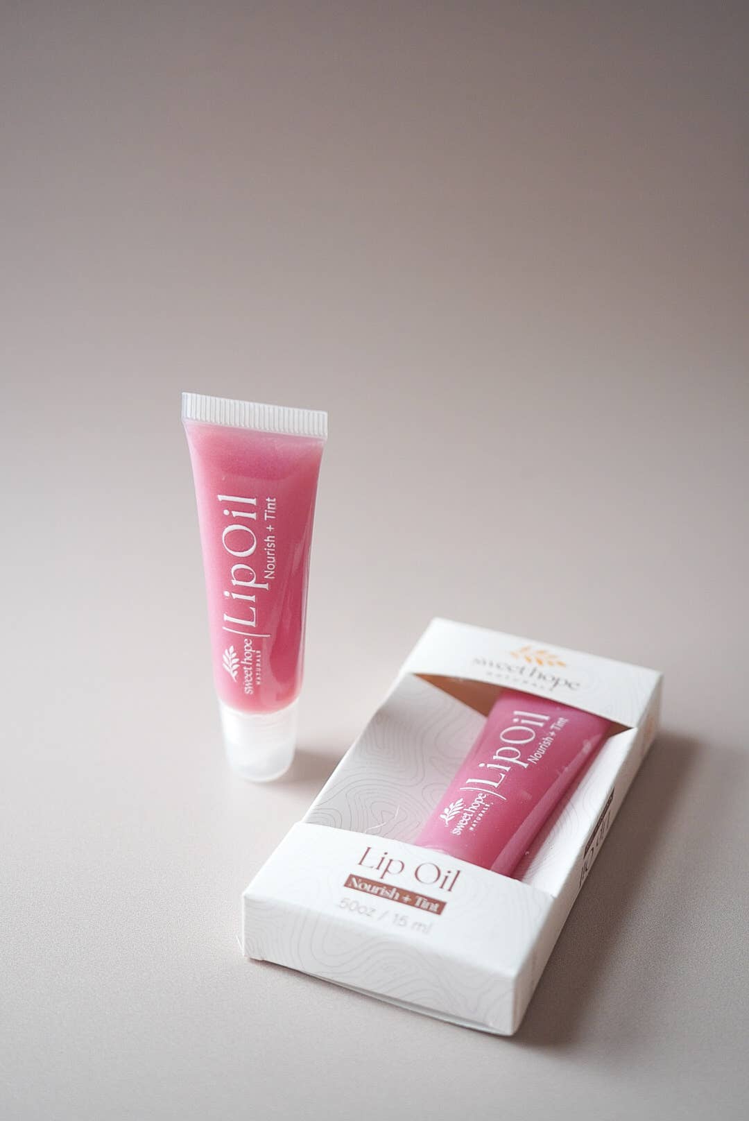 Natural Lip Oil - Zinnia | Nourish + Tint | Tallow & Lanolin