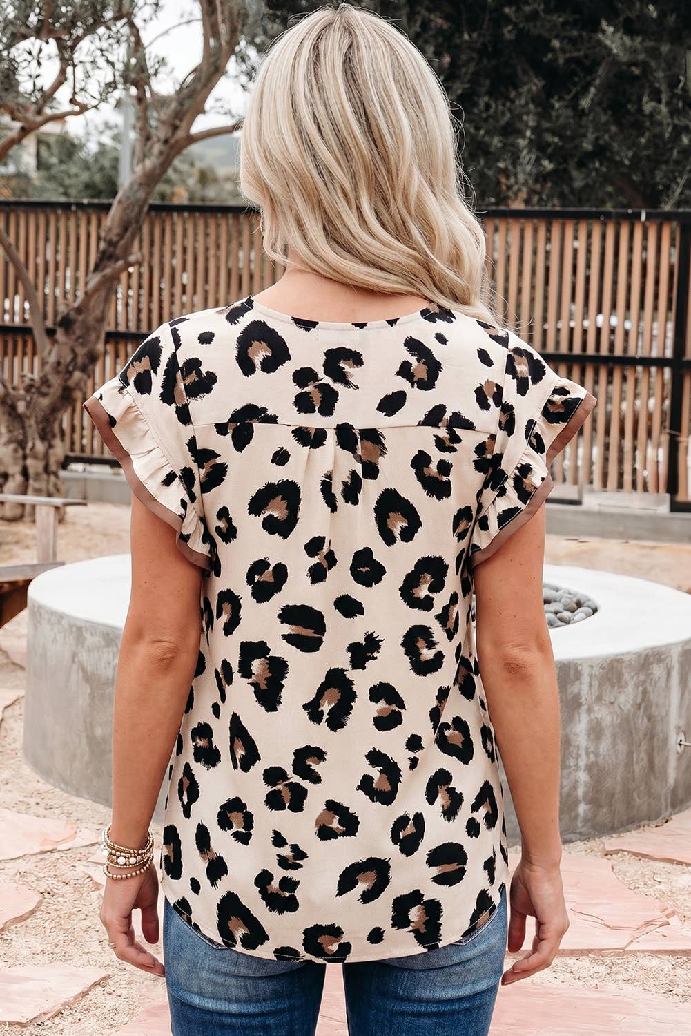 Summer 2026 Western Primal Poise Leopard Blouse (S-4X)
