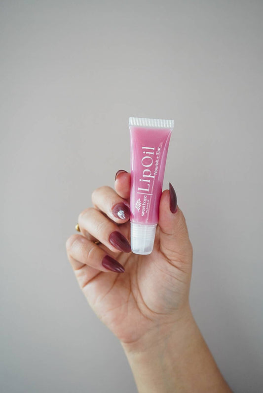 Natural Lip Oil - Zinnia | Nourish + Tint | Tallow & Lanolin