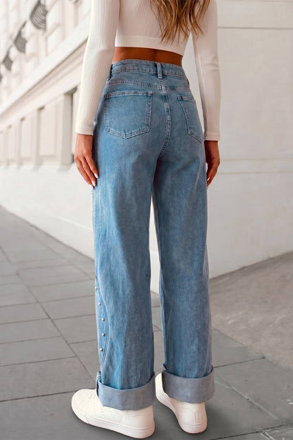 Rivet Detail Pockets Regular Fit Jeans | 4-16