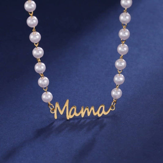 18K STAINLESS STEEL TARNISH FREE MAMA NECKLACE