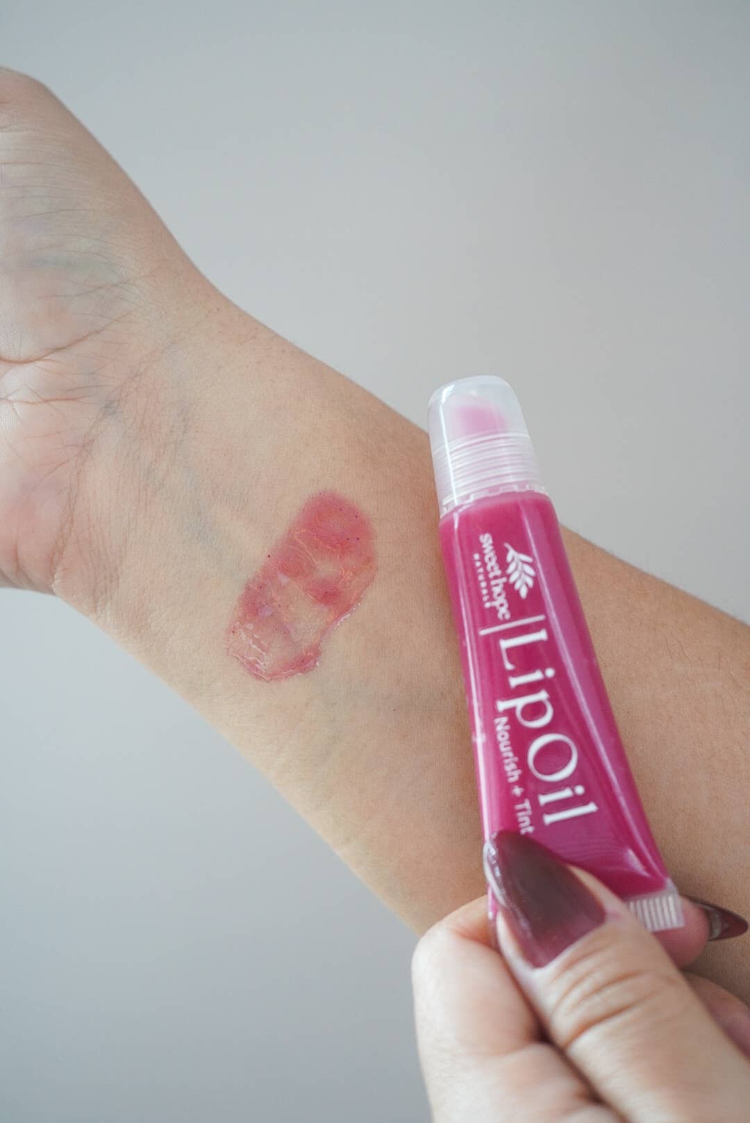 Natural Lip Oil - Dahlia | Nourish + Tint | Tallow & Lanolin