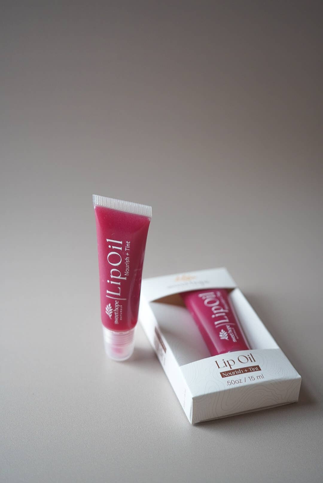 Natural Lip Oil - Dahlia | Nourish + Tint | Tallow & Lanolin