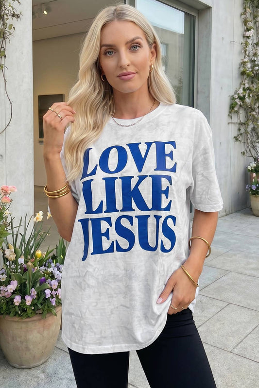 Love Like Jesus Camouflage Oversized T Shirt (S-XL)